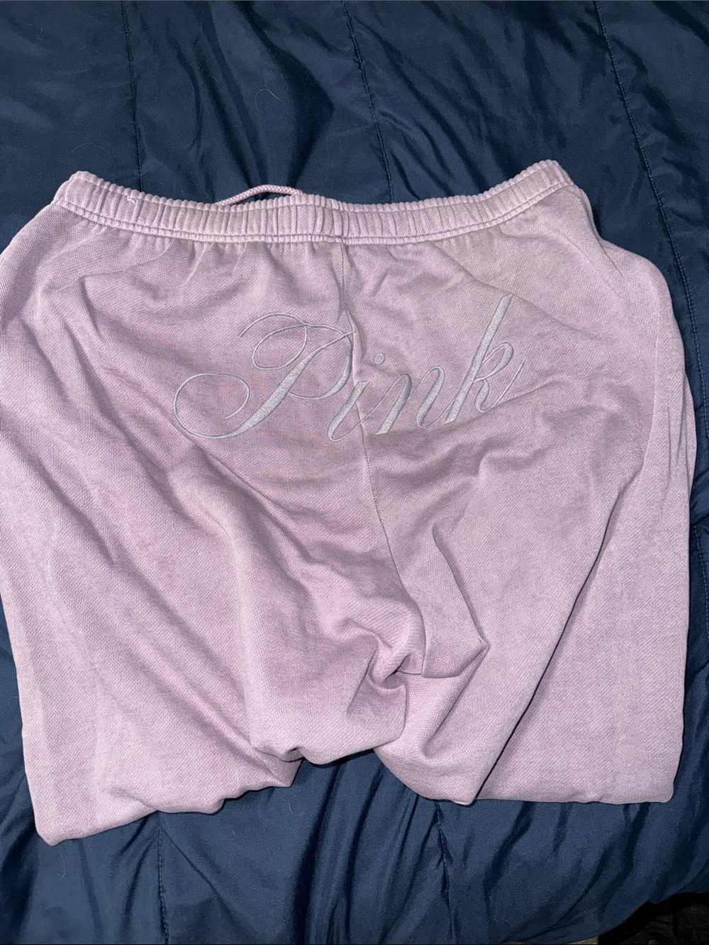PINK Victoria's Secret Mauve Logo Joggers